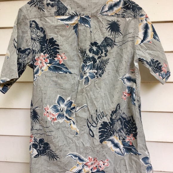 Aloha Men’s Short SleeveHawaiian Button Down Shirt - Picture 5 of 8